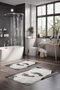 Mijölnir Juego de 2 Alfombrillas de Baño Multicolor CT-5393